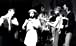 THE KLEZMORIM's original lineup at Freight & Salvage, Berkeley, 1976. L to R: Lev Liberman, David Julian Gray, Greg Carageorge, Laurie Chastain, David Skuse. [Photo: Dennis Galloway]