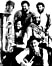 THE KLEZMORIM, mid-1983. Top, L to R: Tom Stamper, Lev Liberman, David Julian Gray. middle, L to R: Donald Thornton, Kevin Linscott. Bottom: Brian Wishnefsky. [Photo: Rick Foster]